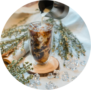 Fragrant ice coffee