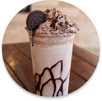 Sweet milkshake